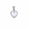 CIONDOLO ARGENTO ZIRCONE