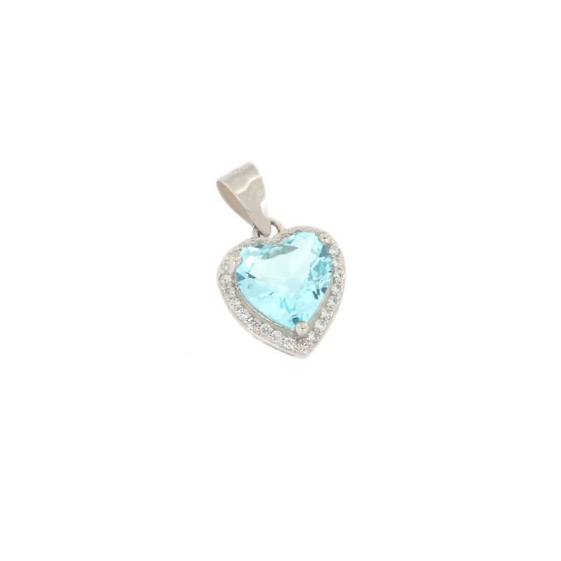 CIONDOLO ARGENTO ZIRCONE