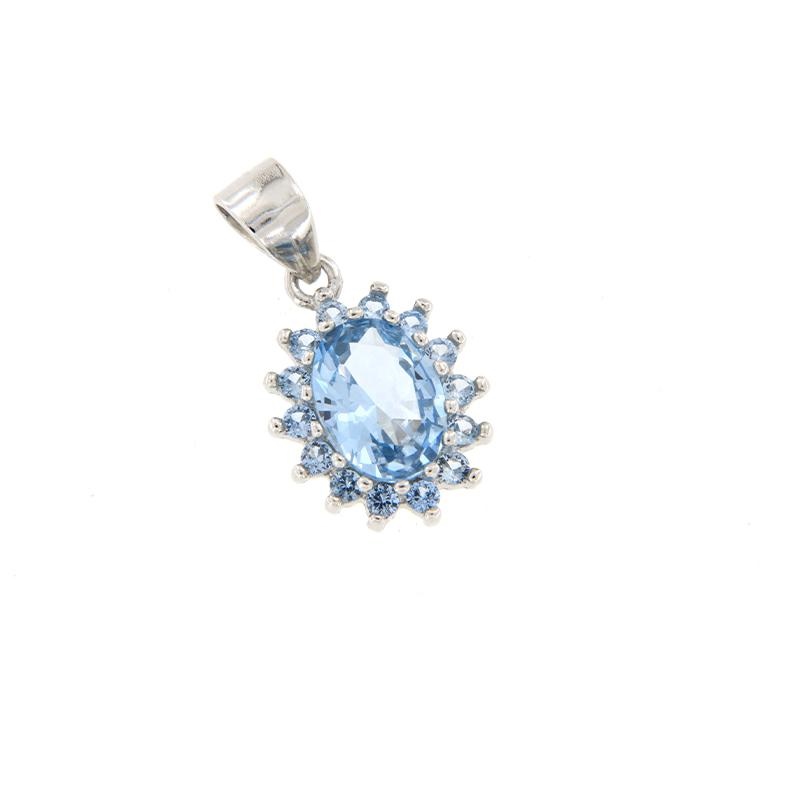 CIONDOLO ARGENTO ZIRCONE