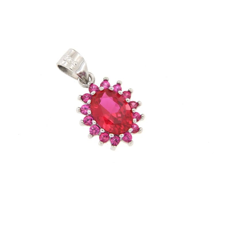 CIONDOLO ARGENTO ZIRCONE