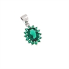 CIONDOLO ARGENTO ZIRCONE