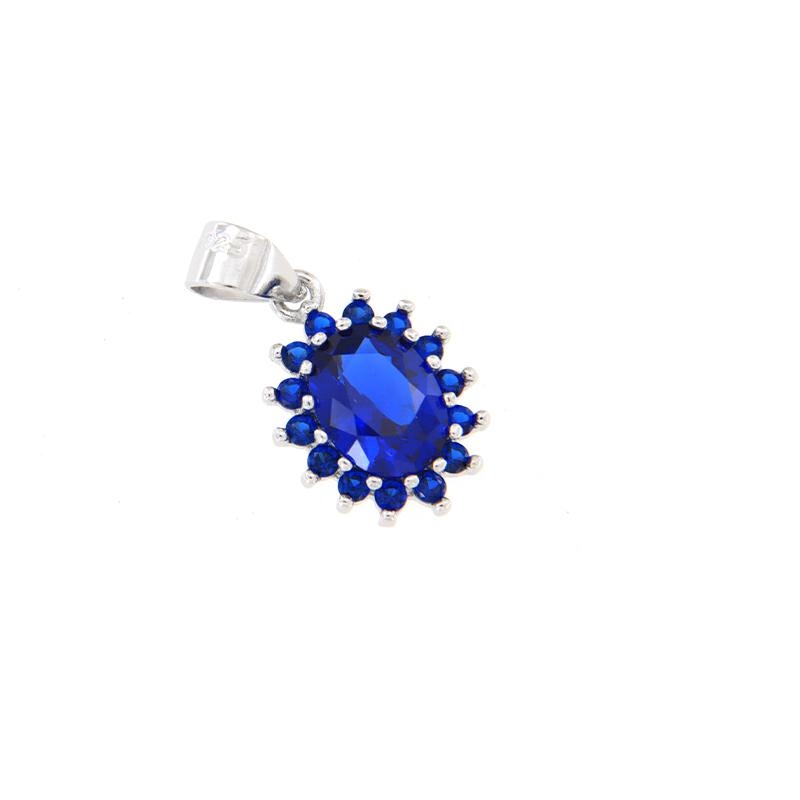 CIONDOLO ARGENTO ZIRCONE