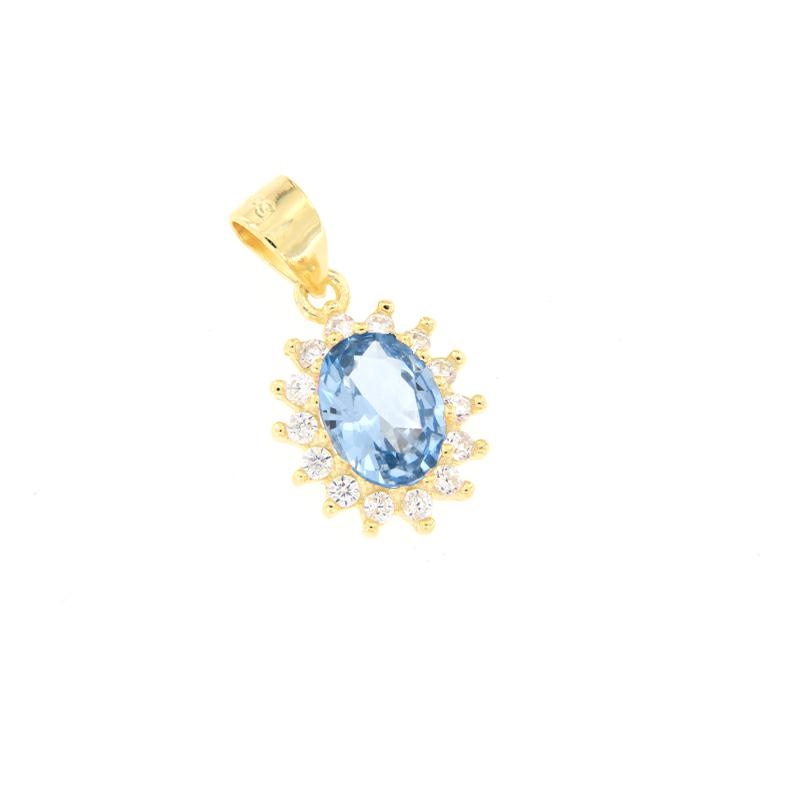 CIONDOLO ARGENTO ZIRCONE