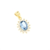 CIONDOLO ARGENTO ZIRCONE