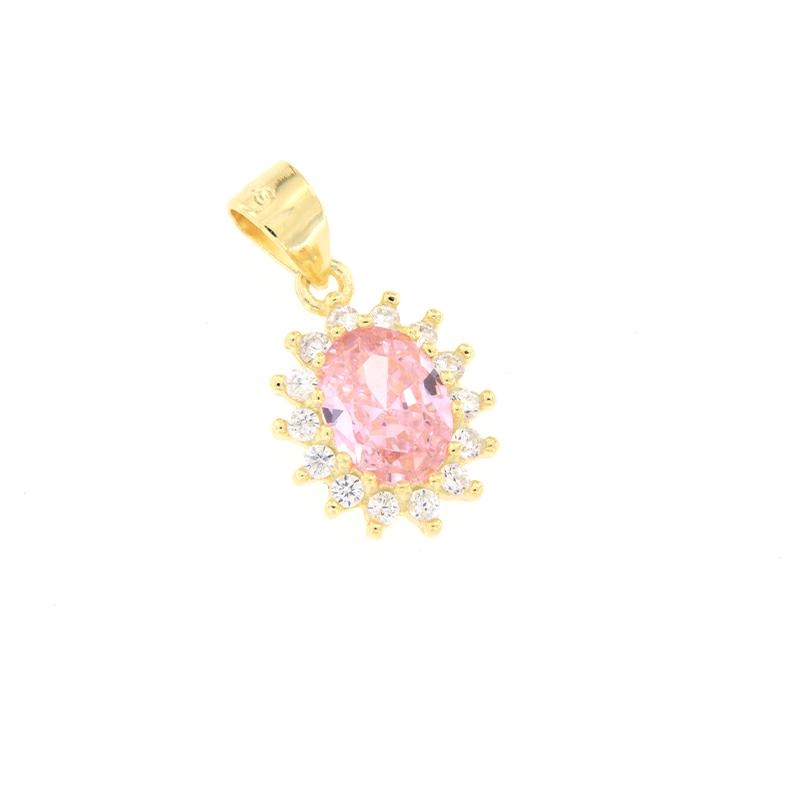 CIONDOLO ARGENTO ZIRCONE