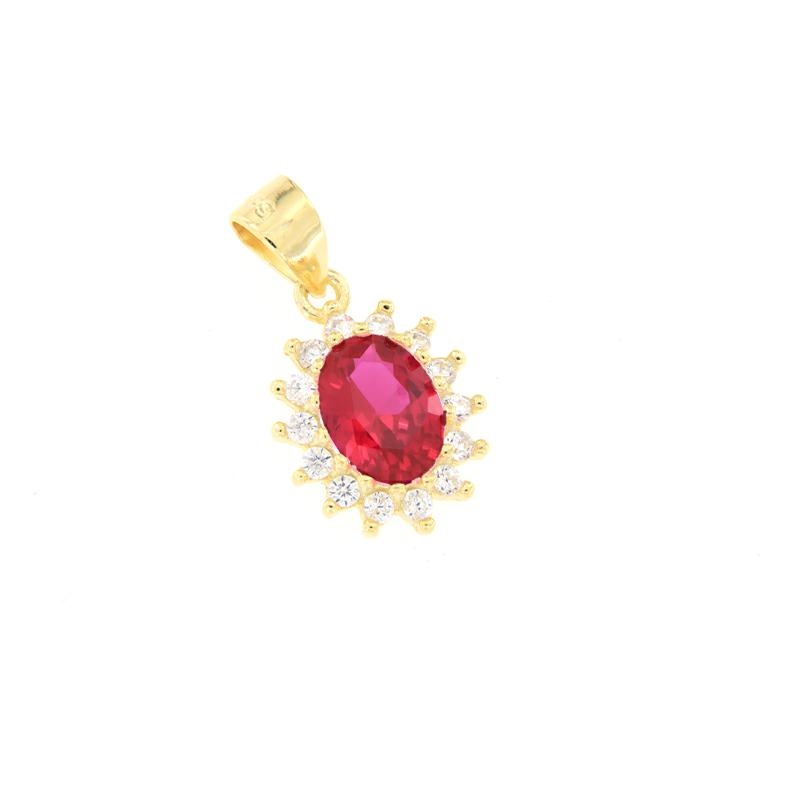 CIONDOLO ARGENTO ZIRCONE