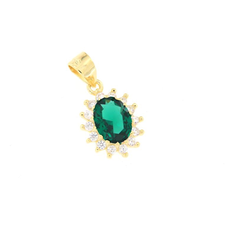 CIONDOLO ARGENTO ZIRCONE