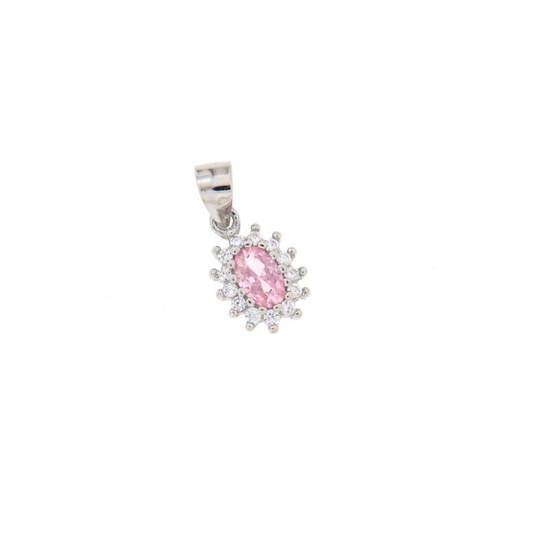 CIONDOLO ARGENTO ZIRCONE