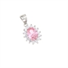 CIONDOLO ARGENTO ZIRCONE