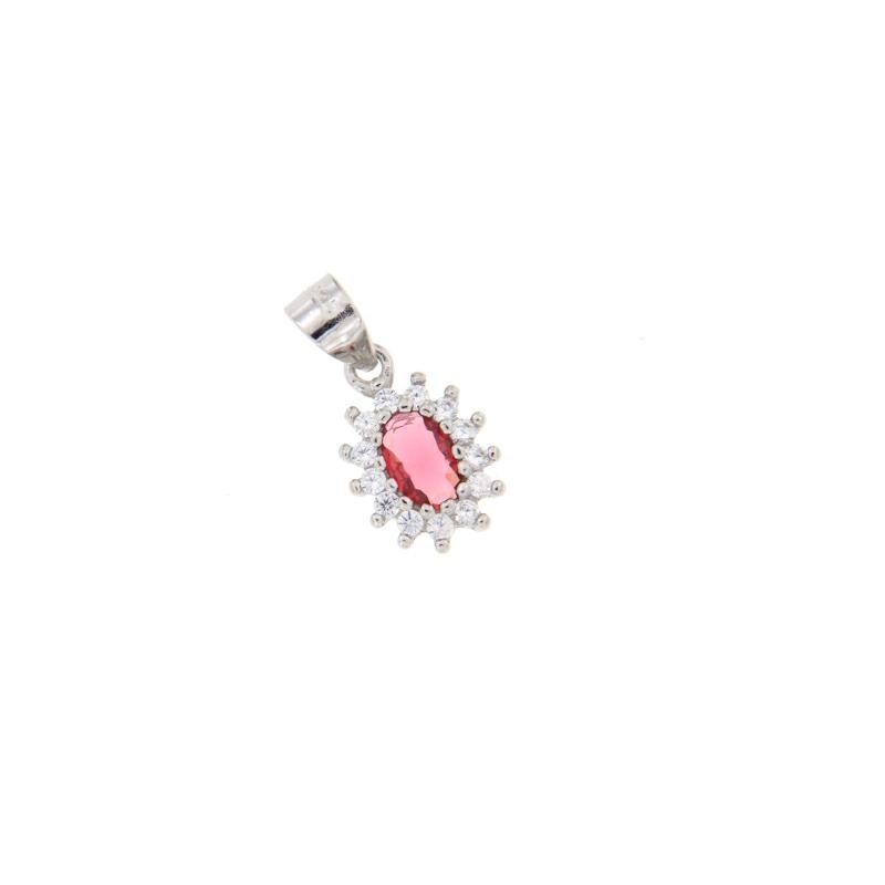 CIONDOLO ARGENTO ZIRCONE