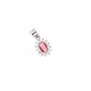 CIONDOLO ARGENTO ZIRCONE