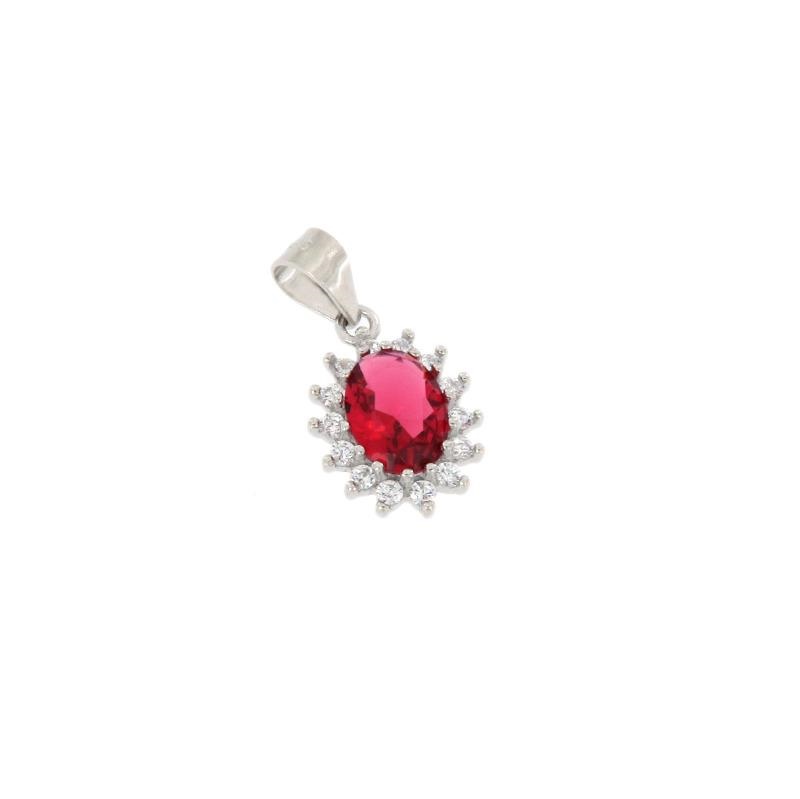 CIONDOLO ARGENTO ZIRCONE