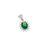 CIONDOLO ARGENTO ZIRCONE