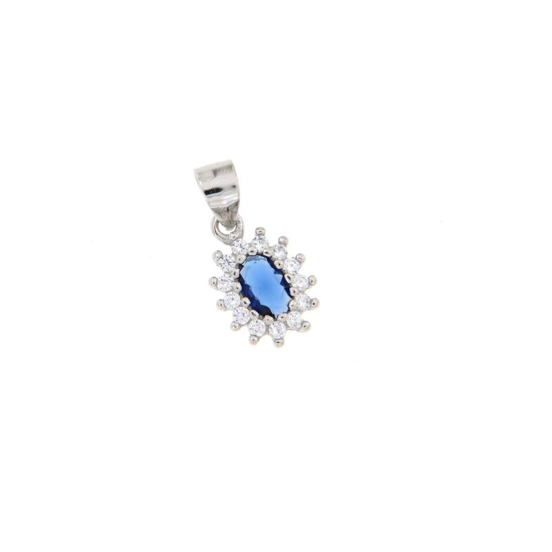 CIONDOLO ARGENTO ZIRCONE