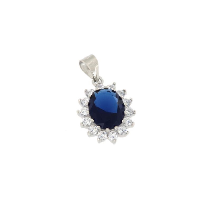 CIONDOLO ARGENTO ZIRCONE