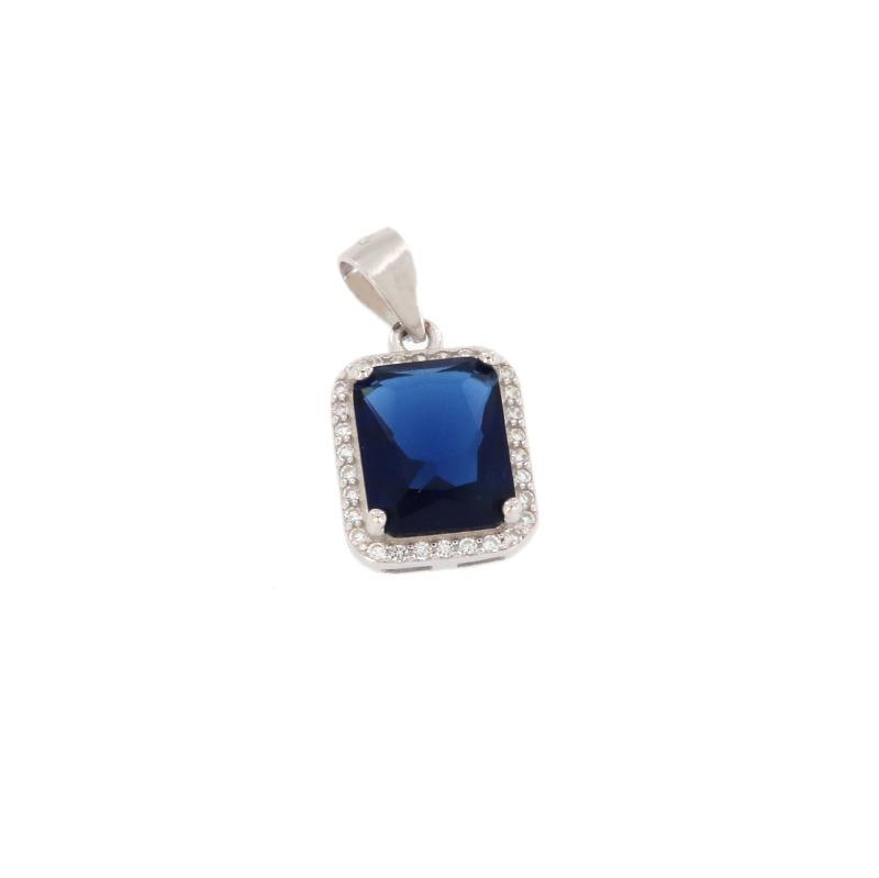 CIONDOLO ARGENTO ZIRCONE