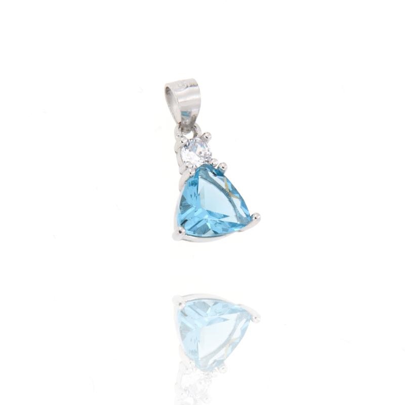 CIONDOLO ARGENTO ZIRCONE