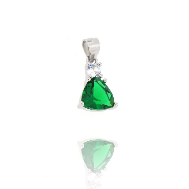 CIONDOLO ARGENTO ZIRCONE