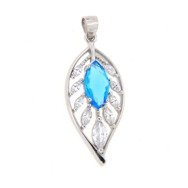 CIONDOLO ARGENTO ZIRCONE