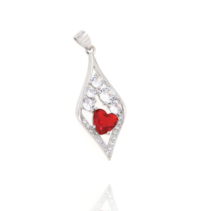 CIONDOLO ARGENTO ZIRCONE