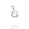 CIONDOLO ARGENTO ZIRCONE