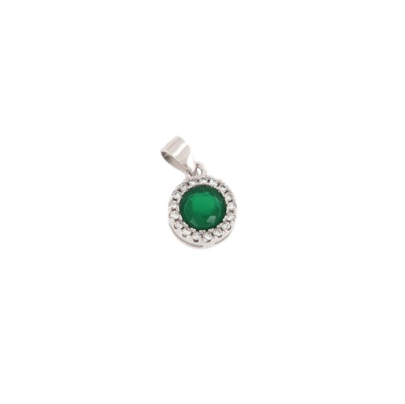CIONDOLO ARGENTO ZIRCONE