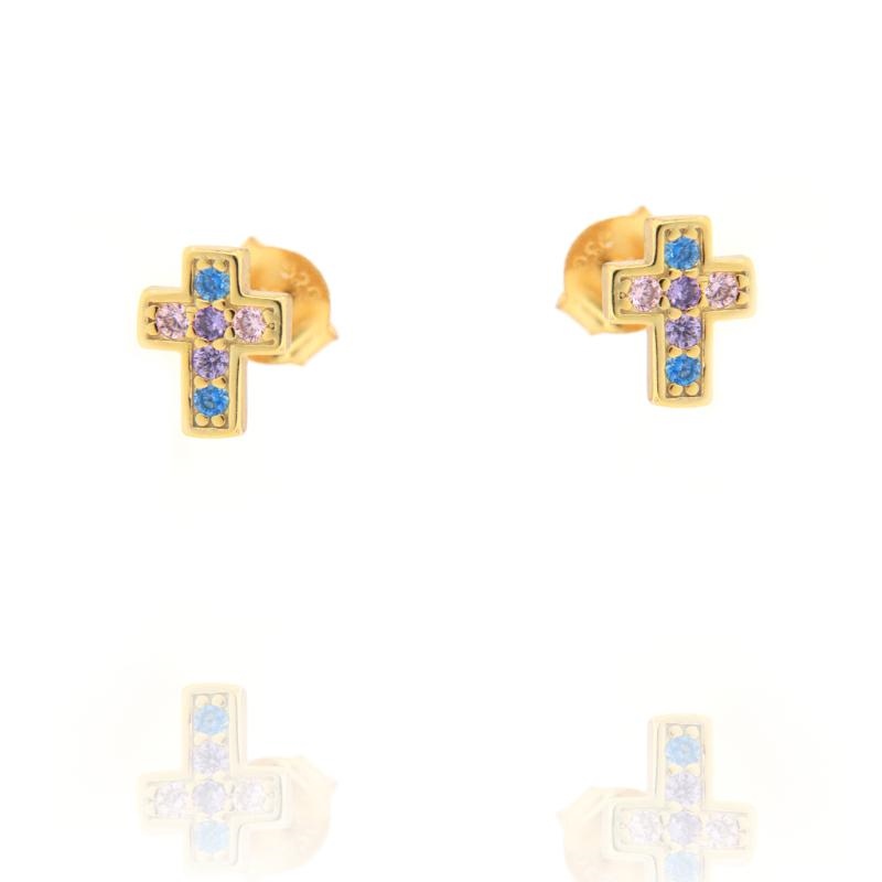 ORECCHINO ARGENTO ZIRCONE 3PZ