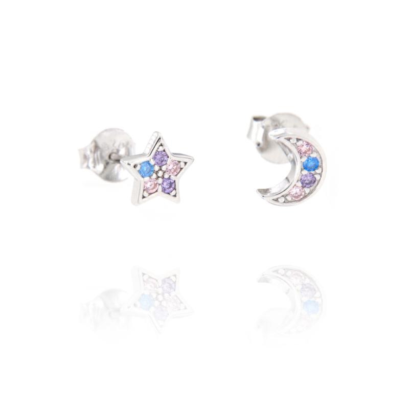 ORECCHINO ARGENTO ZIRCONE 3PZ
