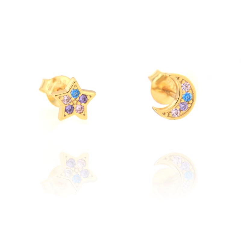 ORECCHINO ARGENTO ZIRCONE 3PZ