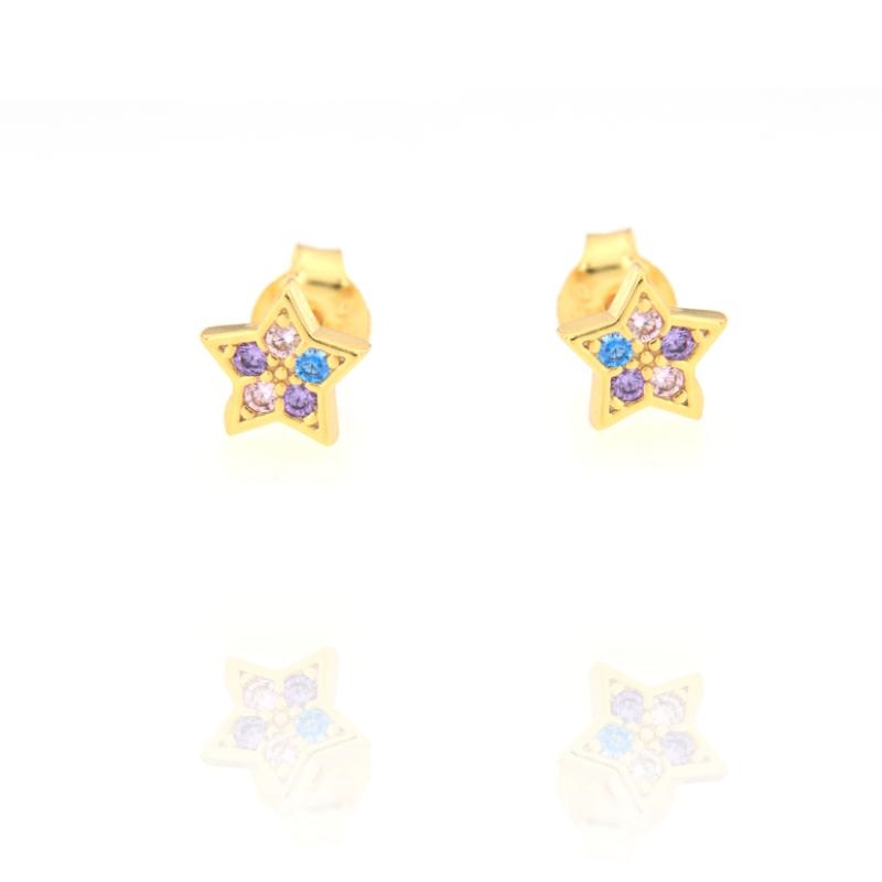 ORECCHINO ARGENTO ZIRCONE 3PZ