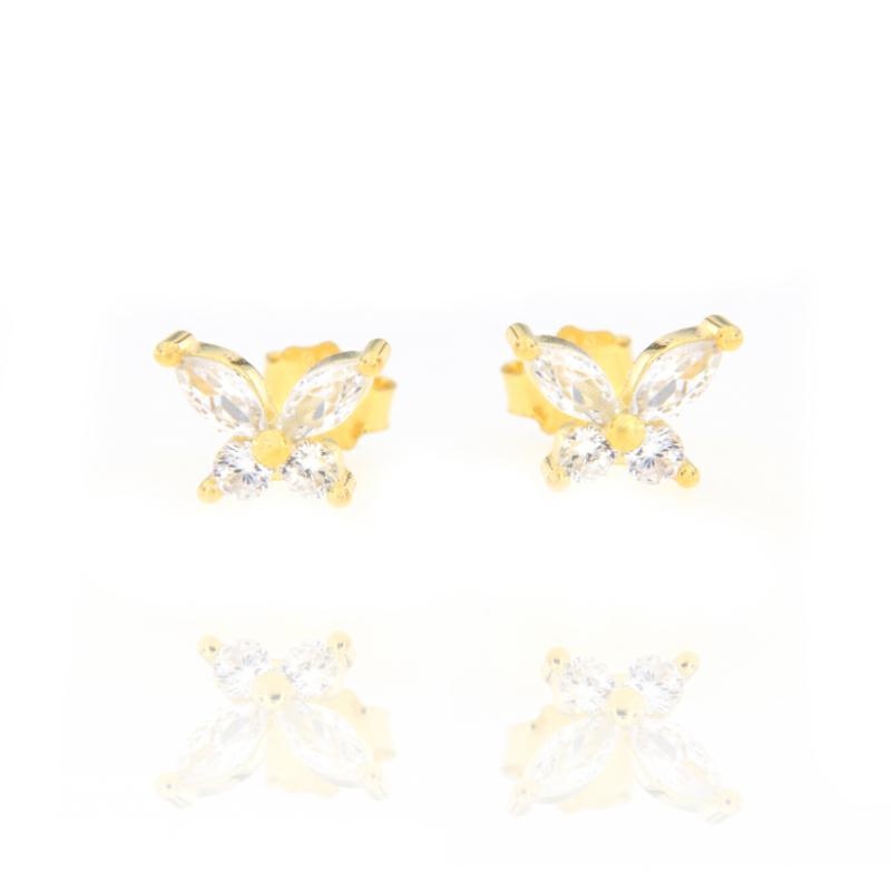 ORECCHINO ARGENTO ZIRCONE 3PZ