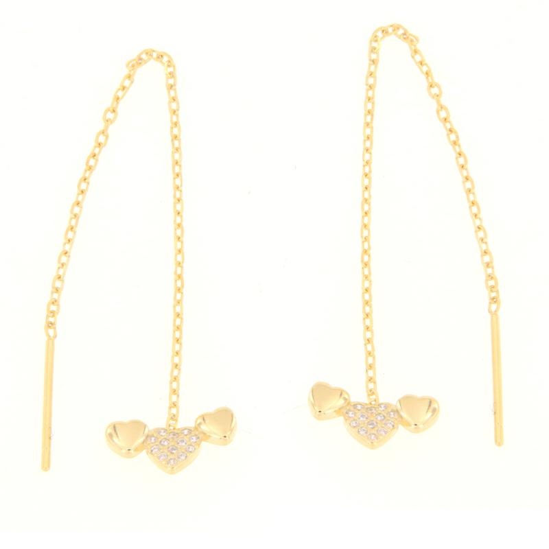 ORECCHINO ARGENTO ZIRCONE 3PZ