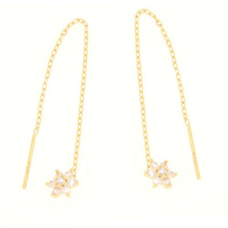 ORECCHINO ARGENTO ZIRCONE 3PZ