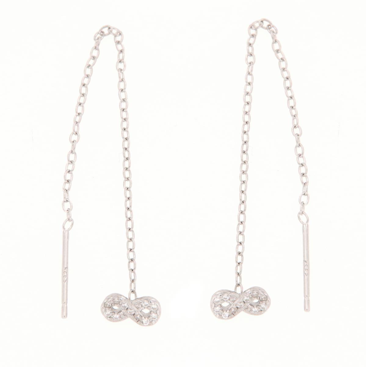 ORECCHINO ARGENTO ZIRCONE 3PZ