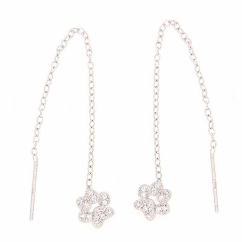 ORECCHINO ARGENTO ZIRCONE 3PZ