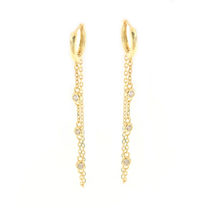 ORECCHINO ARGENTO ZIRCONE