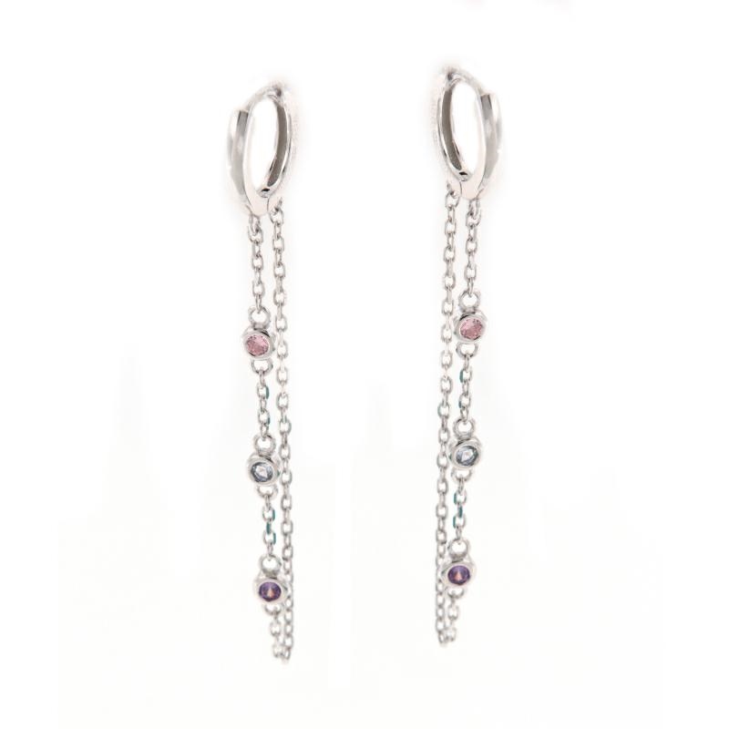 ORECCHINO ARGENTO ZIRCONE