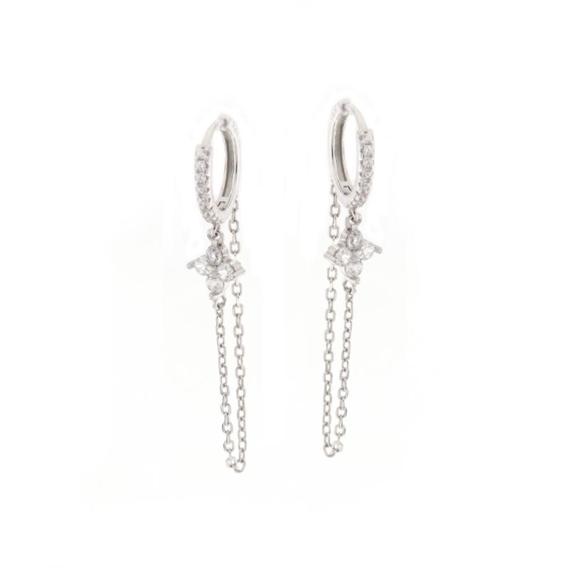 ORECCHINO ARGENTO ZIRCONE