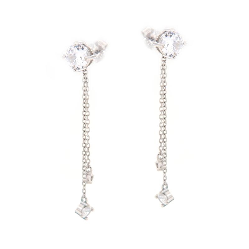 ORECCHINO ARGENTO ZIRCONE