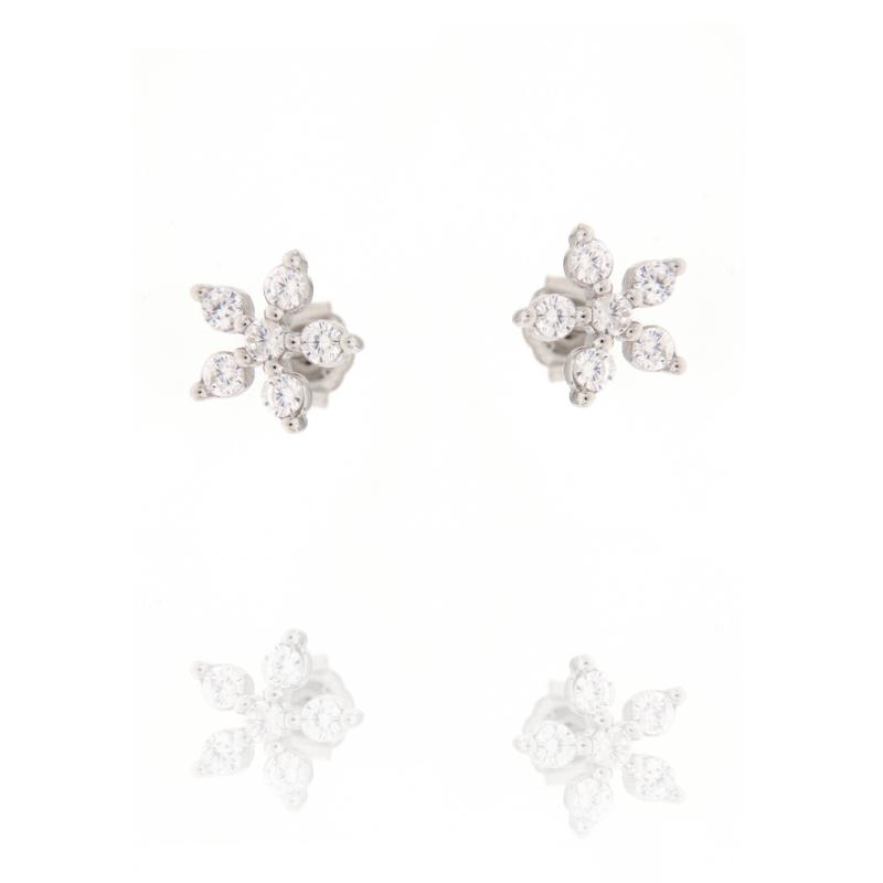 ORECCHINO ARGENTO ZIRCONE 3PZ