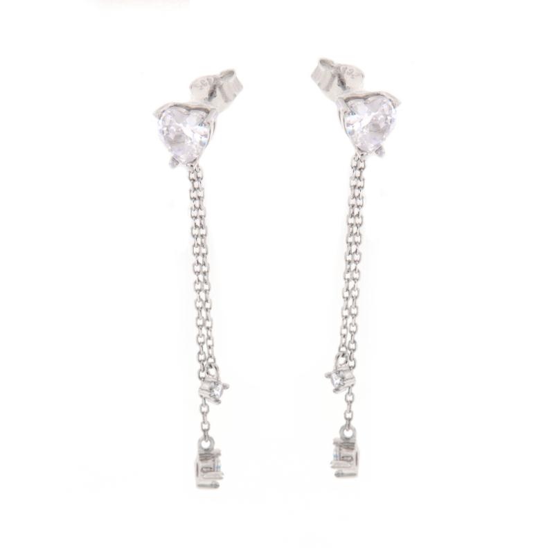 ORECCHINO ARGENTO ZIRCONE