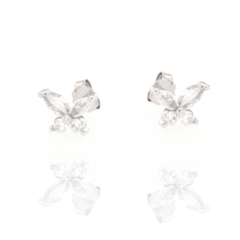 ORECCHINO ARGENTO ZIRCONE 3PZ