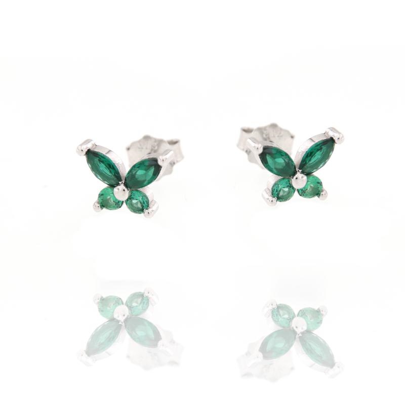 ORECCHINO ARGENTO ZIRCONE 3PZ