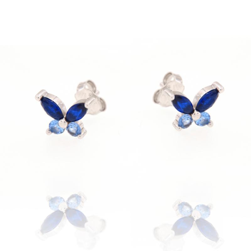 ORECCHINO ARGENTO ZIRCONE 3PZ