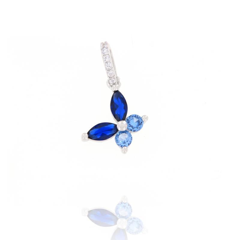 CIONDOLO ARGENTO ZIRCONE