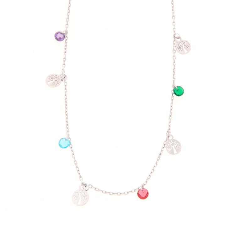 COLLIER ARGENTO ZIRCONE