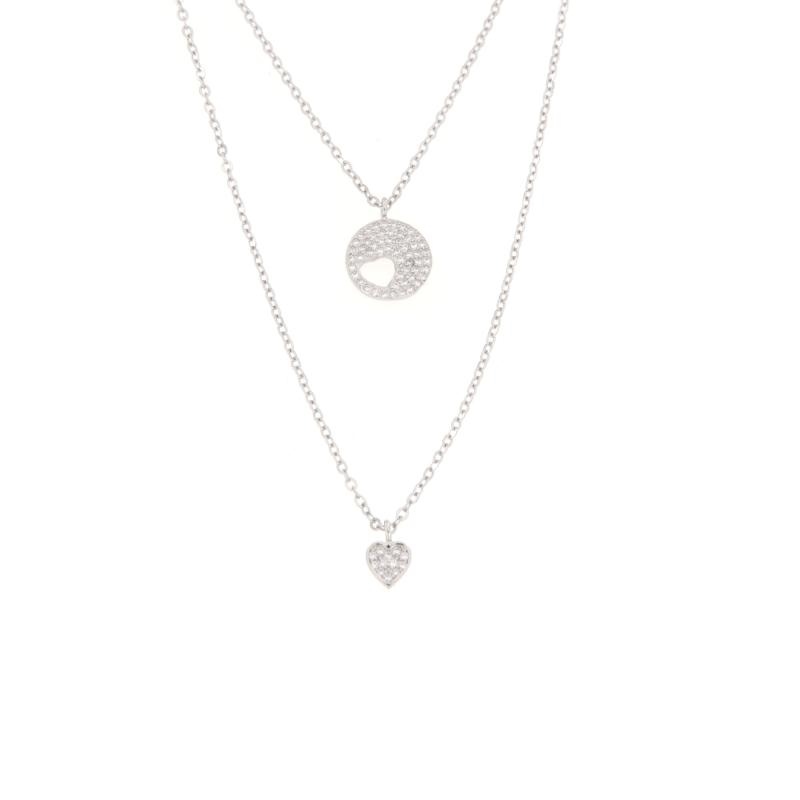 COLLIER ARGENTO ZIRCONE