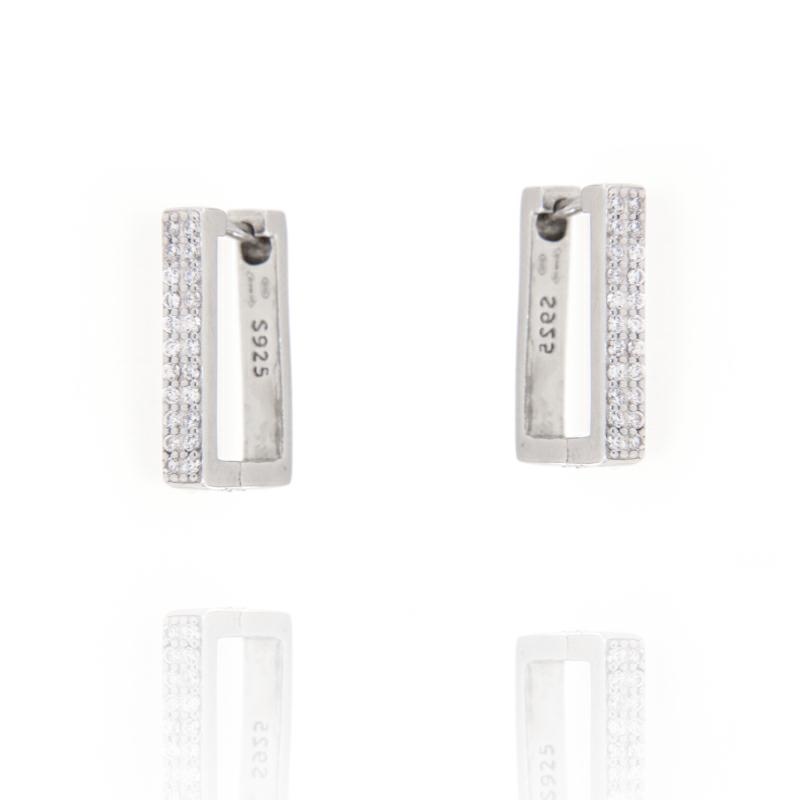 ORECCHINO ARGENTO ZIRCONE