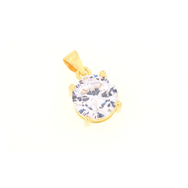 CIONDOLO ARGENTO ZIRCONE 3PZ