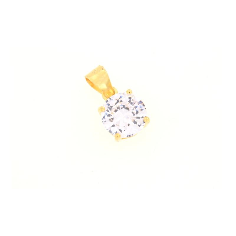 CIONDOLO ARGENTO ZIRCONE 3PZ
